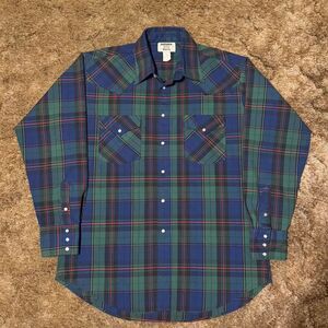 Vintage Ruddock Shirts Pearl Snap Button Flannel Mens Size XXLarge